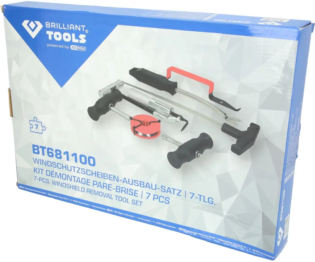 Brilliant Tools BT681100 Voorruitverwijderingsset - 7-delig - afbeelding 5 van 5