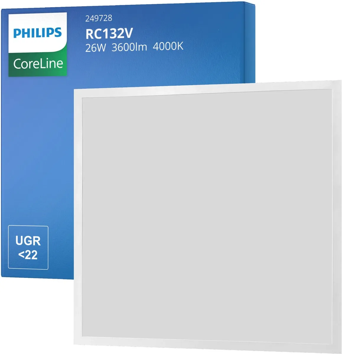 Philips LED CoreLine RC132V Paneel 26W 3600lm