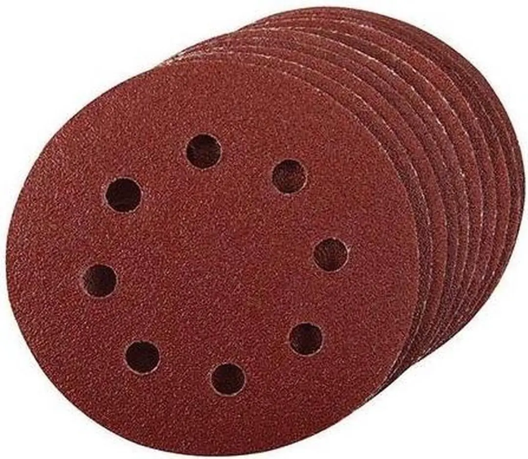 Silverline 115 mm klittenband schuurschijven, 10 Stuks 115 mm 120 korrelgrofte