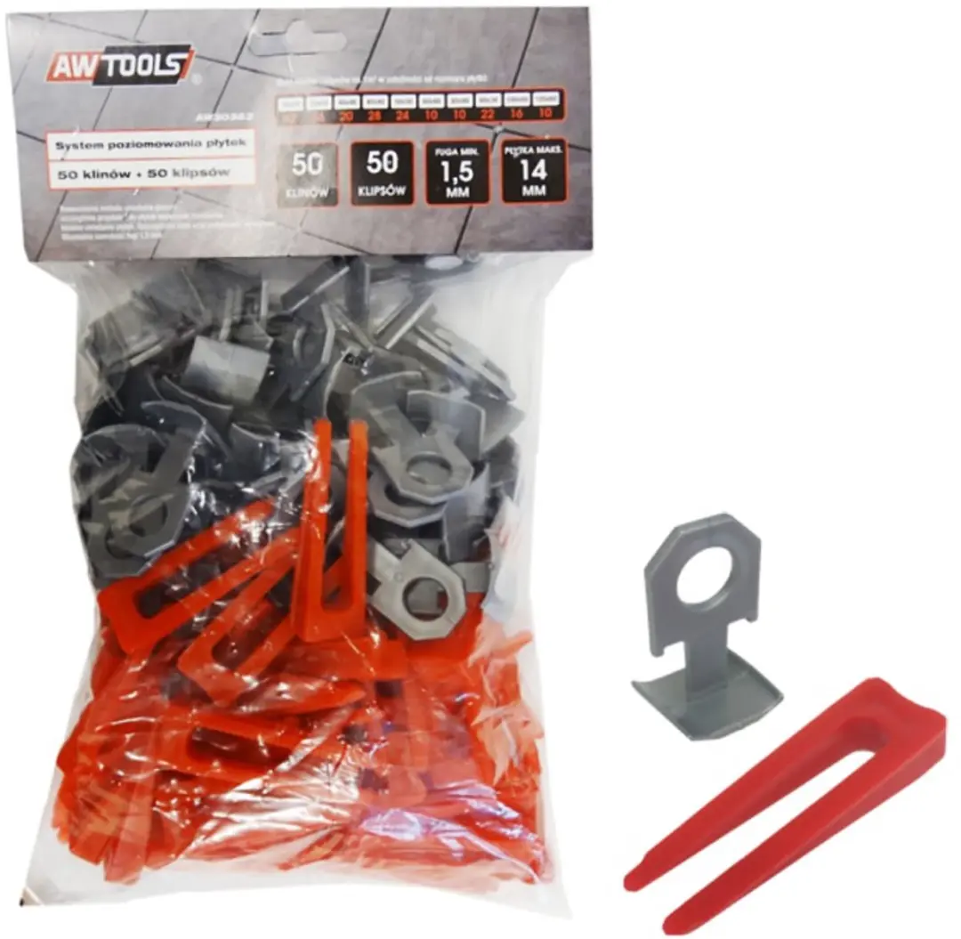 AWTOOLS ST 1,5mm Tegel Leveling Systeem AW30363