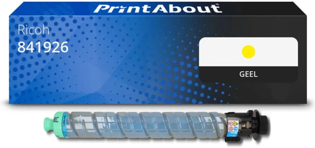 PrintAbout Toner 841926 Geel - 10.500 pagina's - o.a. Ricoh