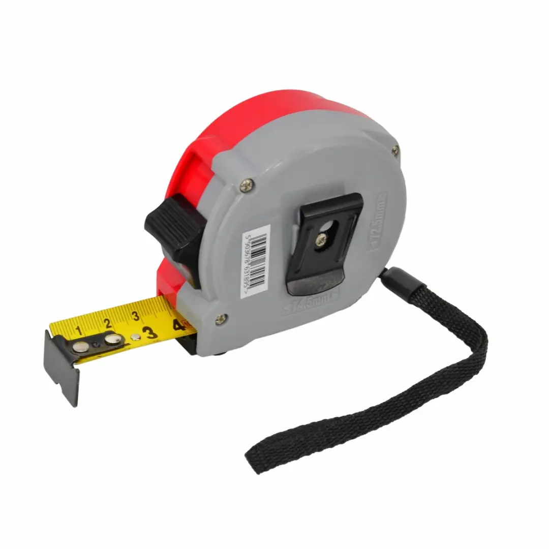 AWTOOLS Compact AW27141 Rolmaat 7,5m - Grijs/Rood - afbeelding 2 van 2
