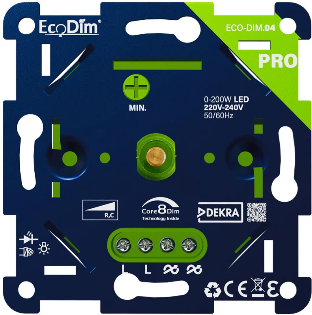 ECO-DIM.04 PRO Led dimmer universeel 0-200W (RC)