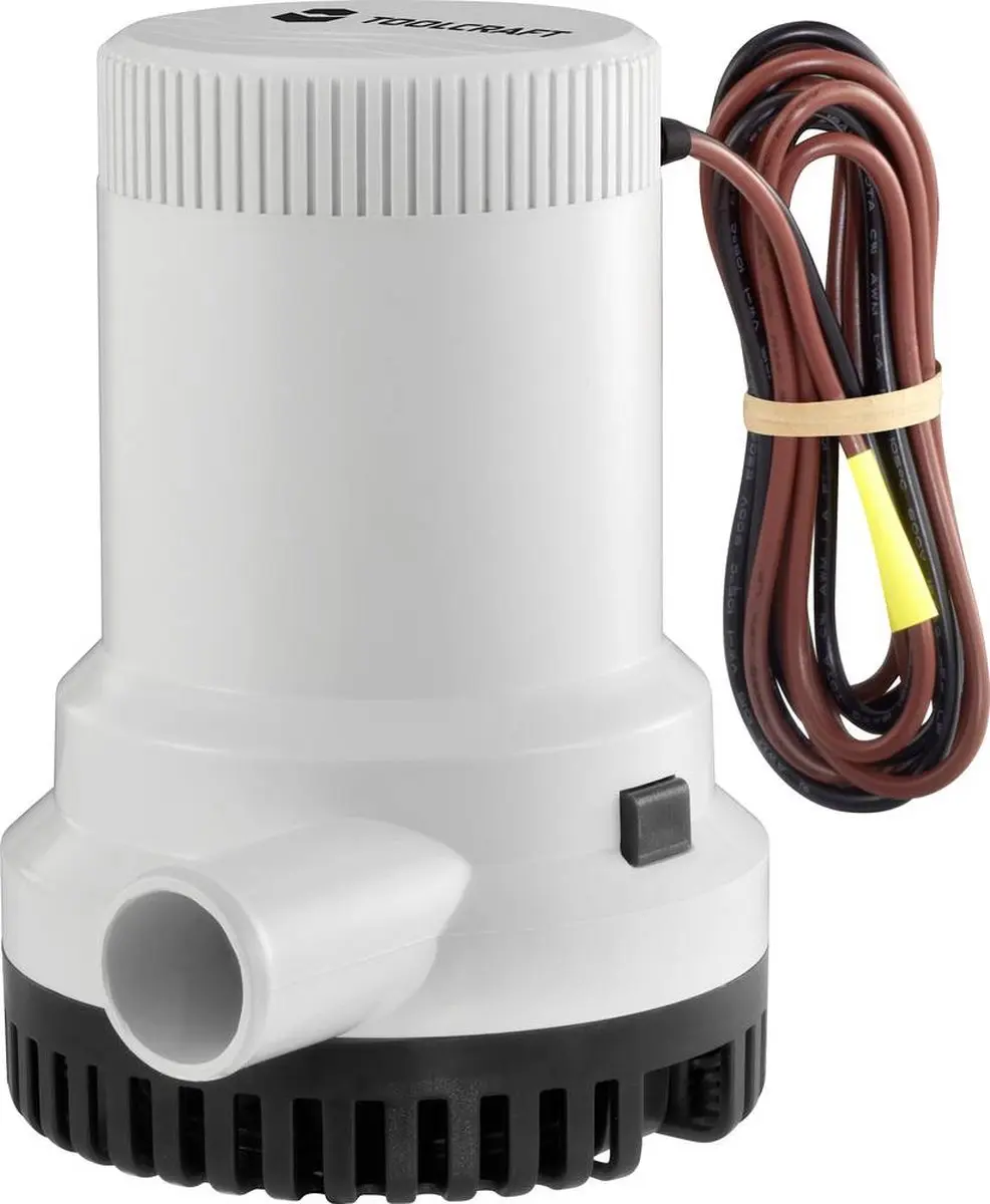 TOOLCRAFT TO-7159131 Laagspanning Dompelpomp 5678 l/u 12V