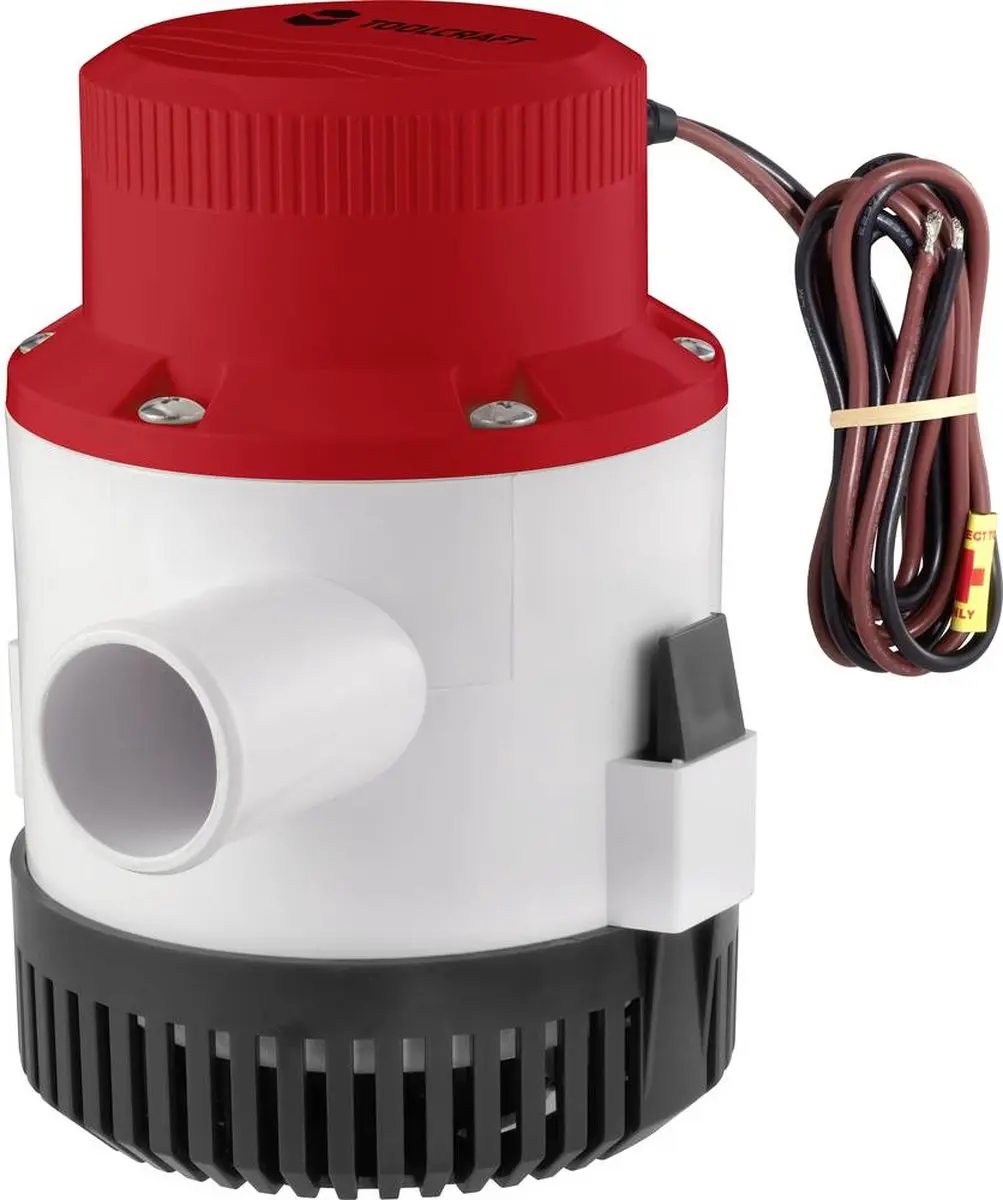 TOOLCRAFT TO-7159134 Laagspanning Dompelpomp 12V