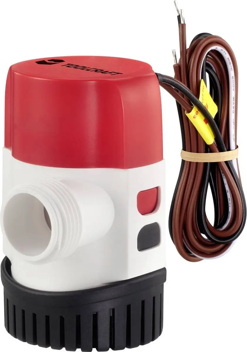 TOOLCRAFT TO-7159164 Laagspanning Dompelpomp 12V