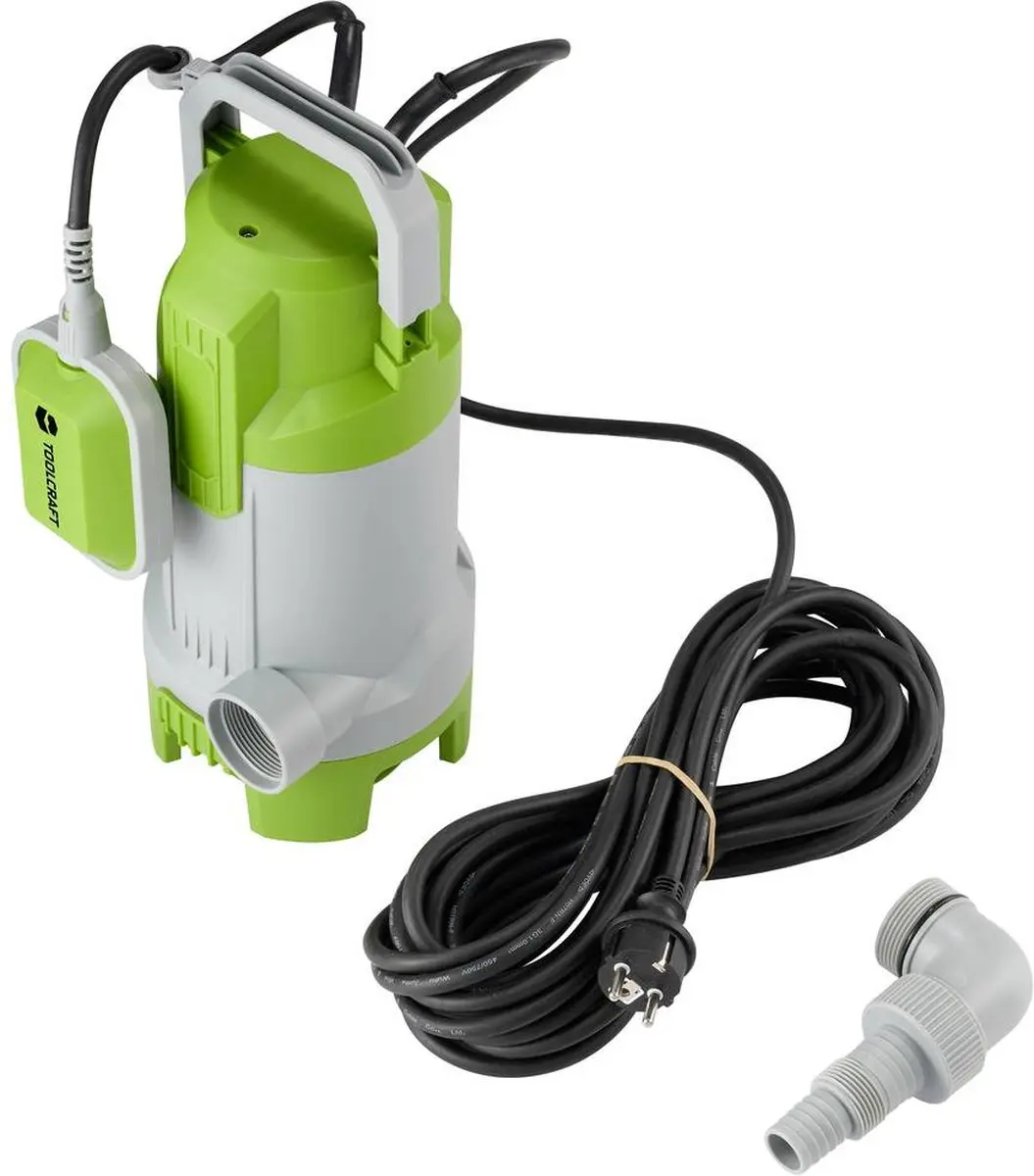 TOOLCRAFT TO-8992914 Dompelpomp Vervuild Water 24.000 l/u - 11 m