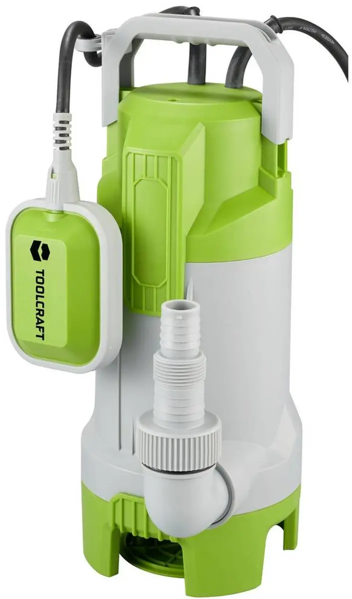 TOOLCRAFT TO-8992914 Dompelpomp Vervuild Water 24.000 l/u