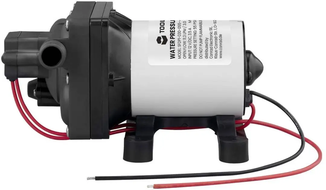 TOOLCRAFT TO-10362525 Laagspanning Drukwaterpomp 678 l/h 12V
