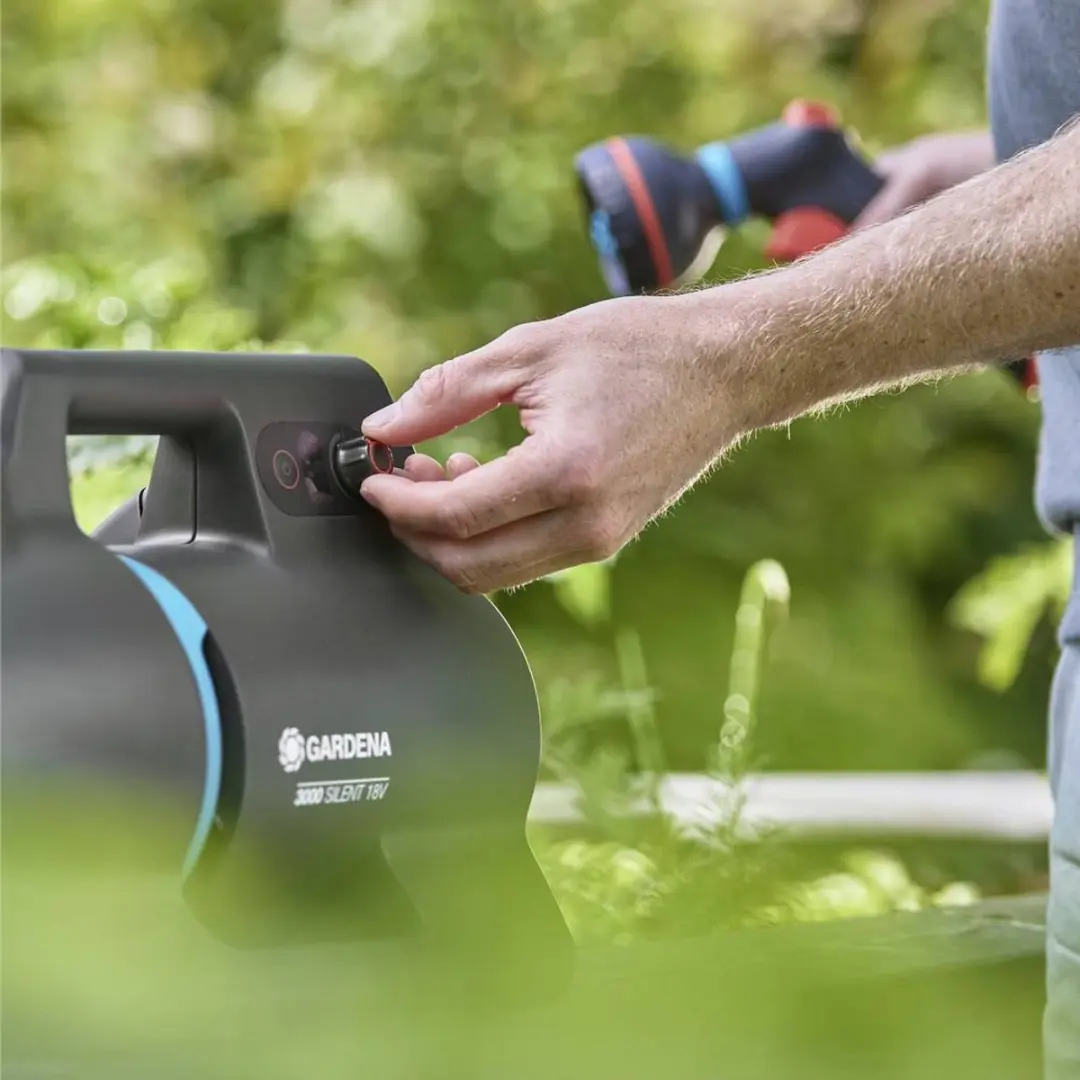 Gardena Akku-Tuinpomp 3000 Silent 18V P4A - 3000 l/h - afbeelding 6 van 6