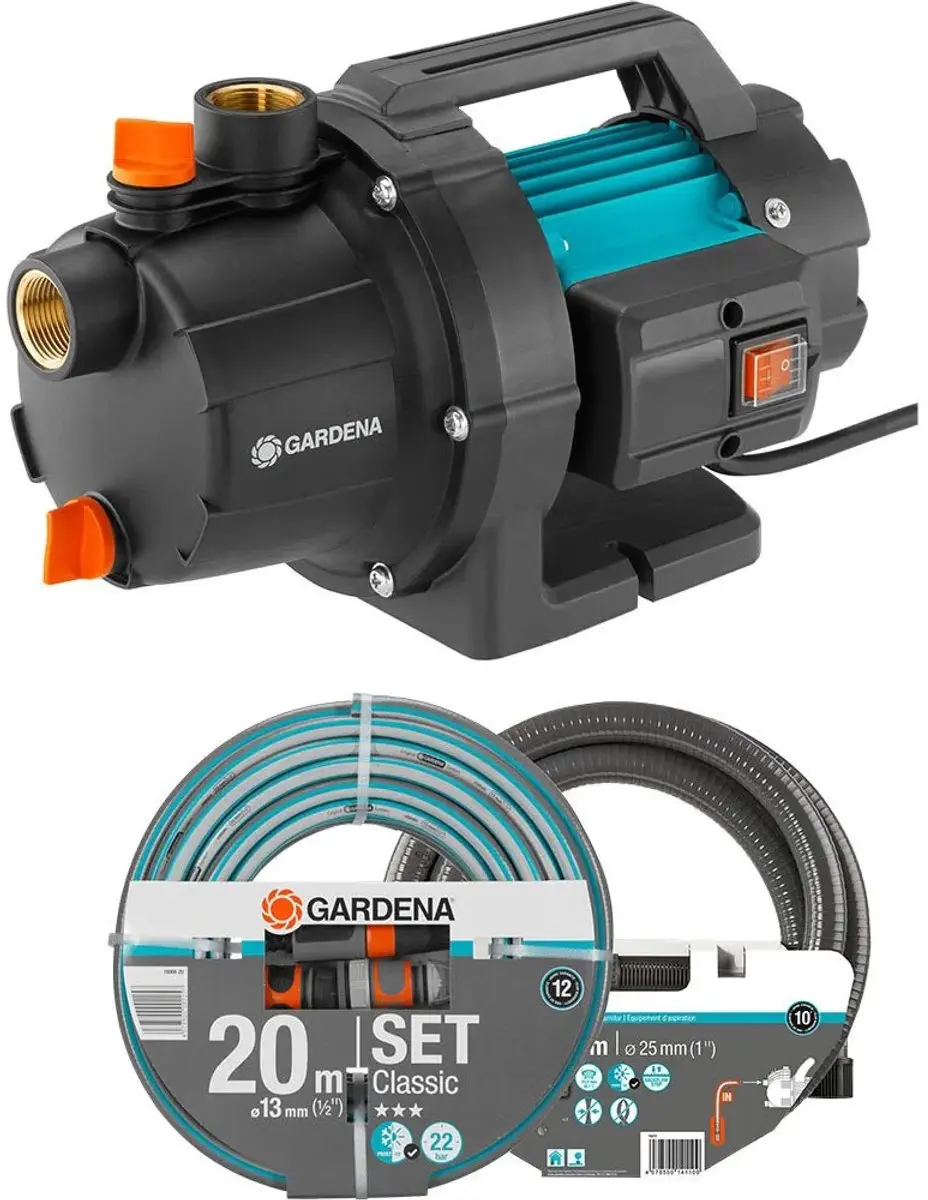 Gardena 3000/4 Basic Set Tuinpomp 3000 l/u - 35 m - afbeelding 5 van 6