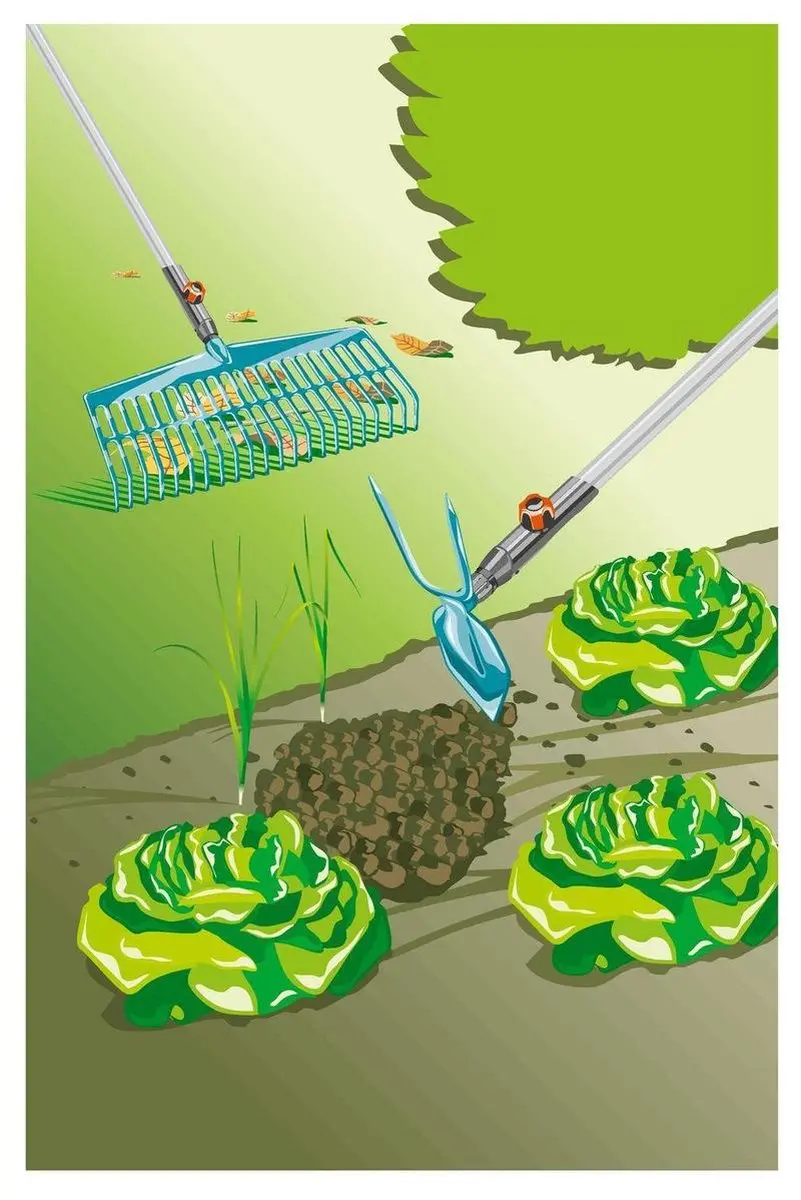 Gardena CS Tuinhak Hartvormig 2 Tanden 7cm - afbeelding 3 van 5