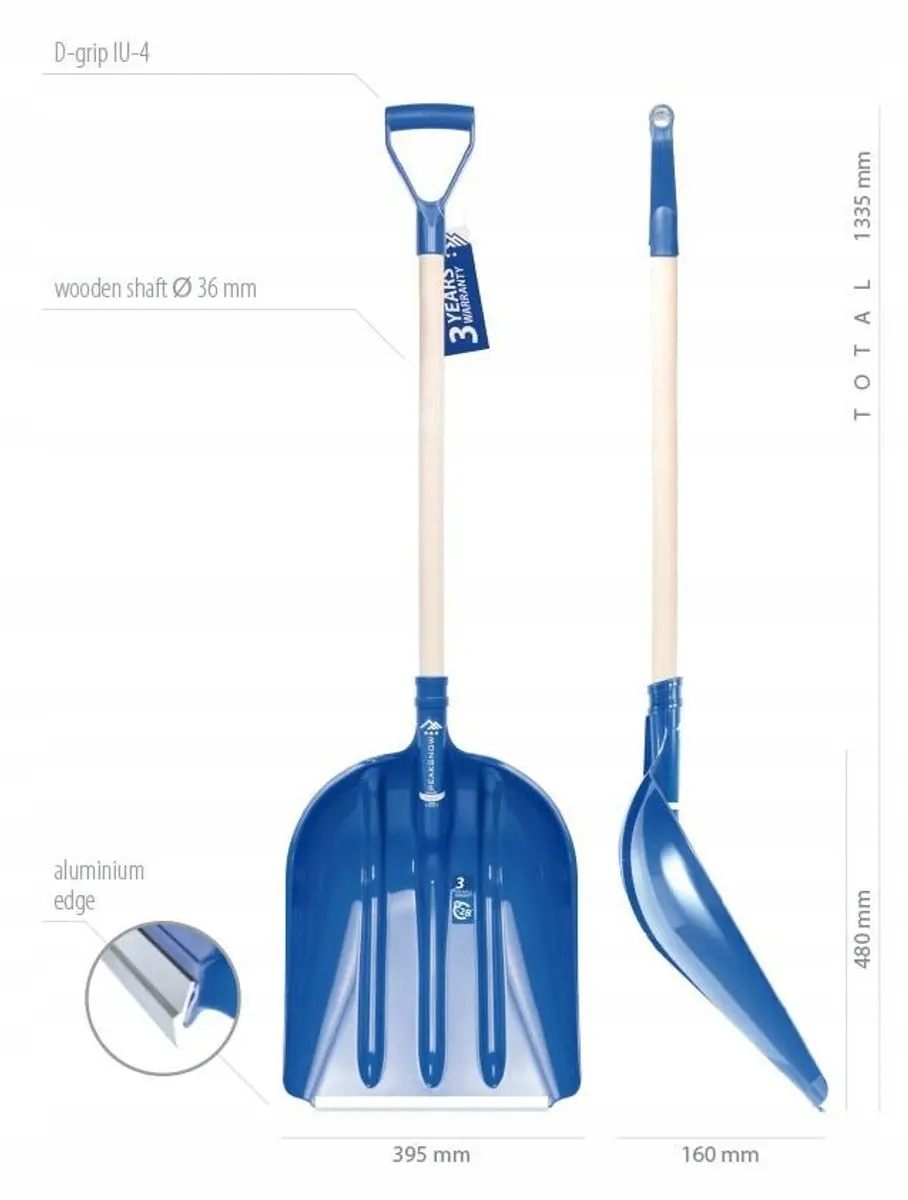 Prosperplast Sneeuw- en Graafschop Standaard 2 Blauw - afbeelding 5 van 5