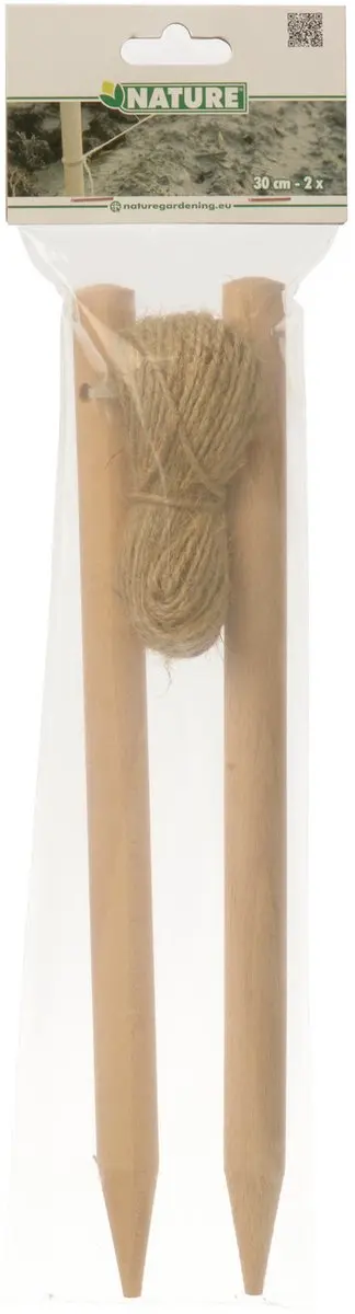 Nature Pootlijnset 20m - FSC Hout - afbeelding 2 van 3