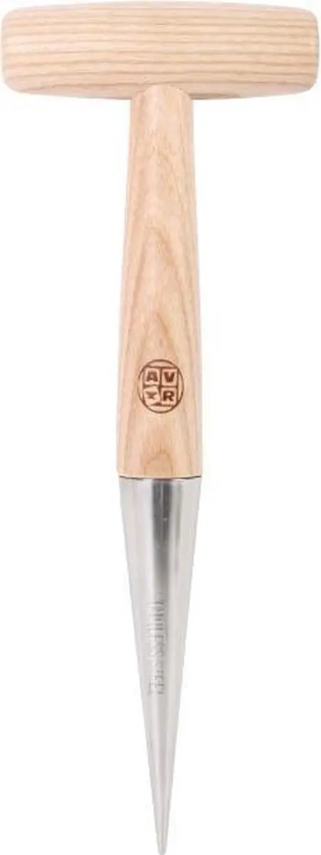 Talen Tools Pootstok met T-greep RVS - Essenhout - afbeelding 3 van 3