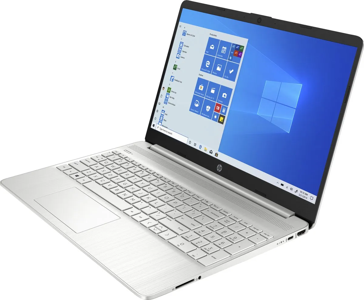 HP 15s-fq1045nd Notebook - i5 10e gen 8GB 256GB SSD - Zilver