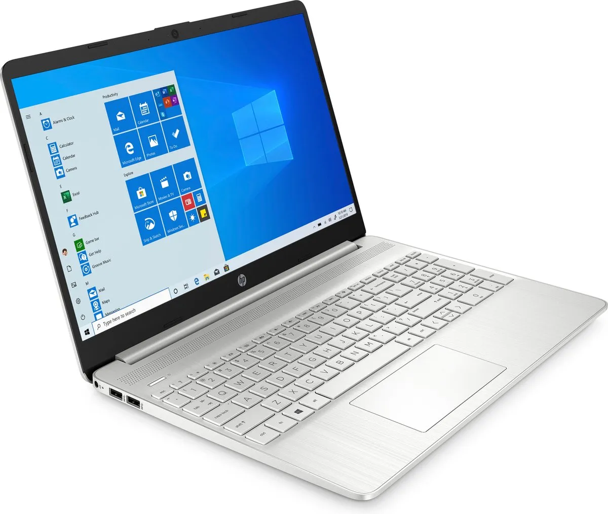 HP 15s-fq1045nd Notebook - i5 10e gen 8GB 256GB SSD - Zilver