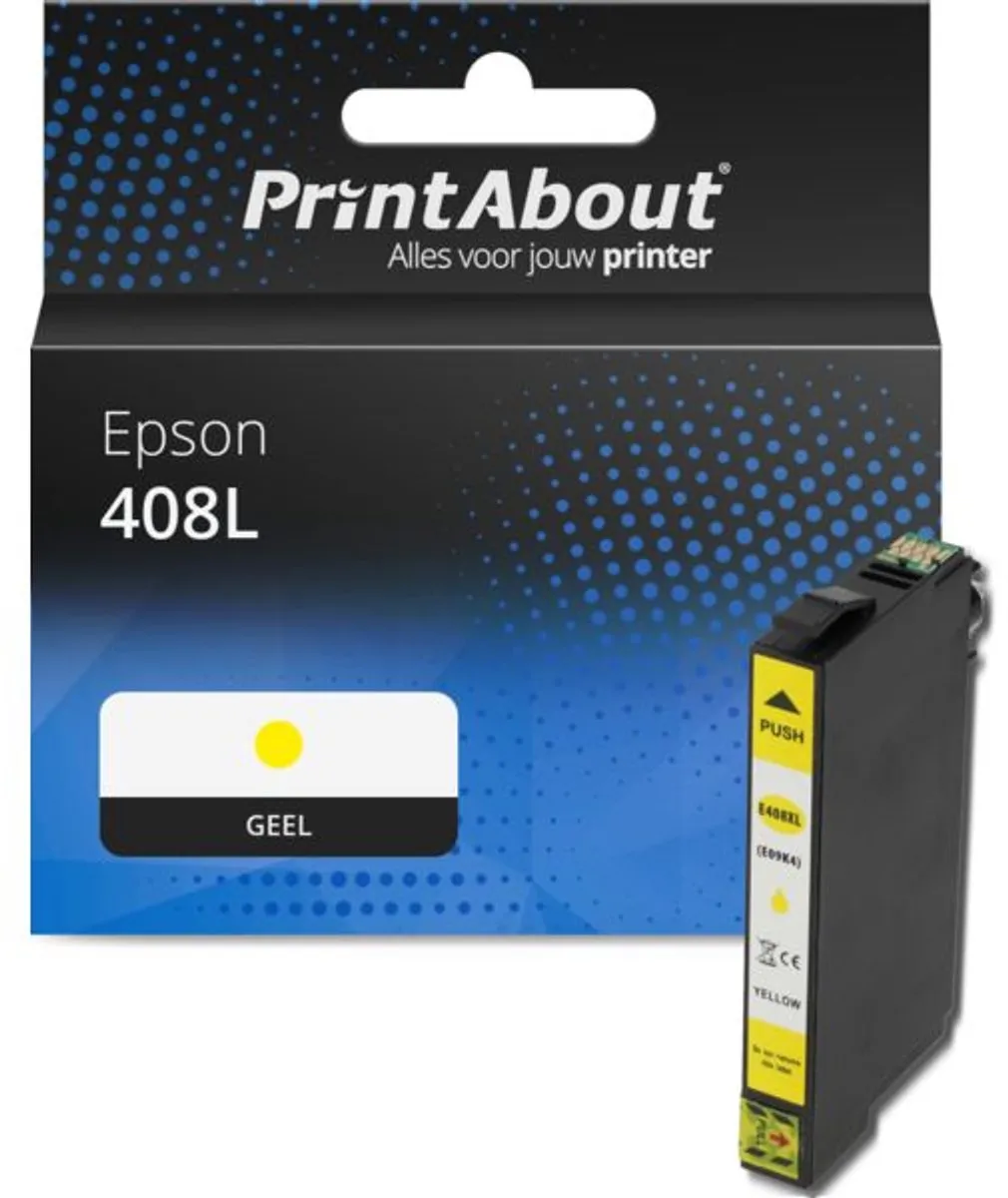 PrintAbout Inktcartridge C13T09K44010 Geel - 2400 pagina's