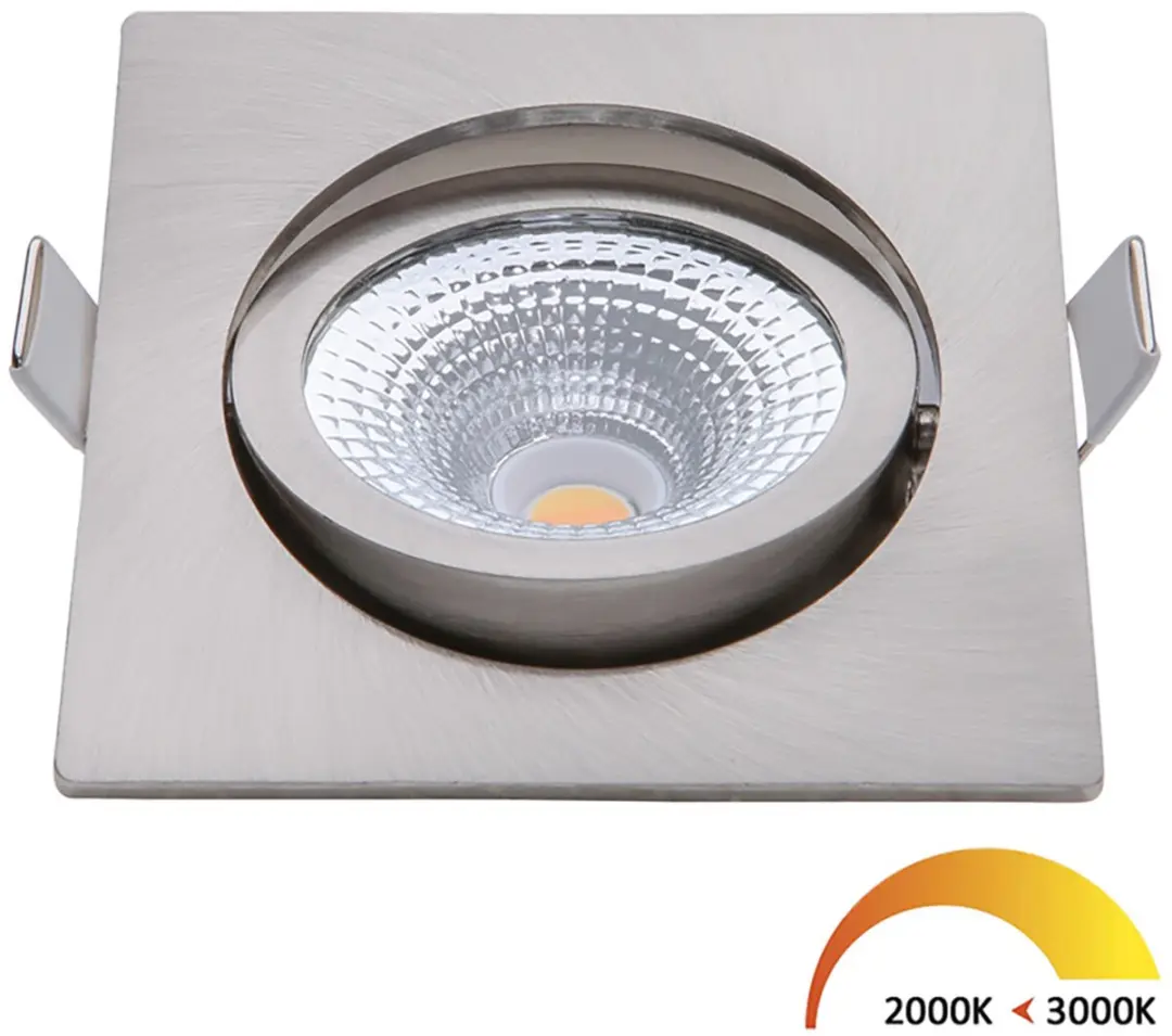 Ecodim LED Inbouwspot Nikkel 5W - IP54 - 2000K-3000K