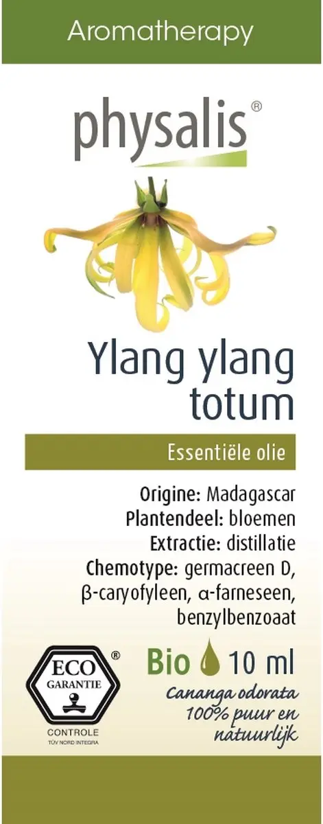 Physalis Ylang Ylang Totum Bio 10ml - afbeelding 2 van 4