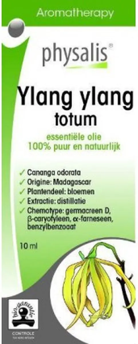 Physalis Ylang Ylang Totum Bio 10ml - afbeelding 4 van 4