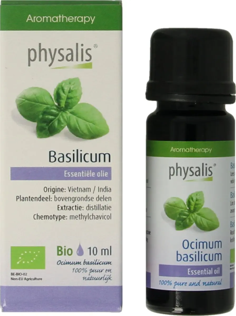 Physalis Basilicum Bio Etherische Olie 10ml - afbeelding 2 van 6