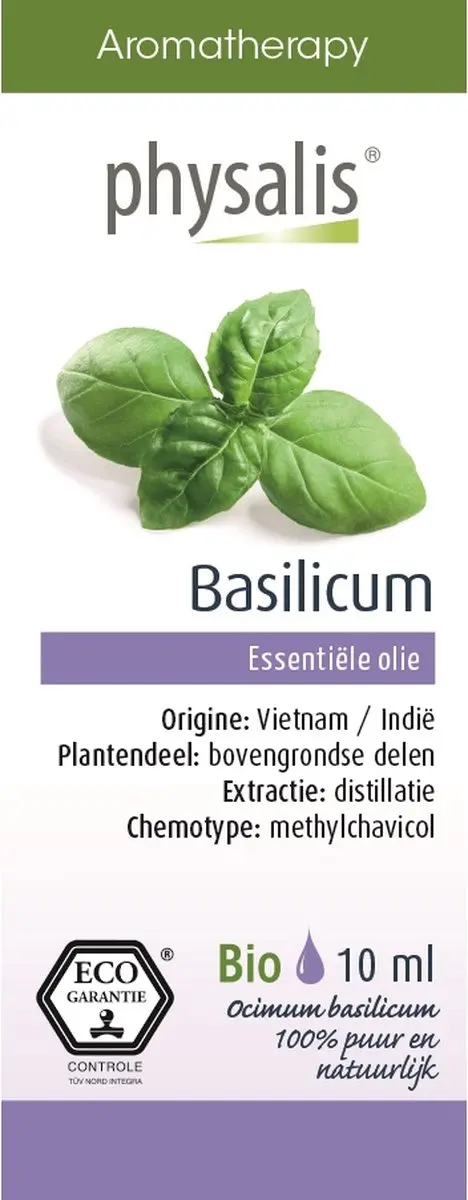 Physalis Basilicum Bio Etherische Olie 10ml - afbeelding 6 van 6