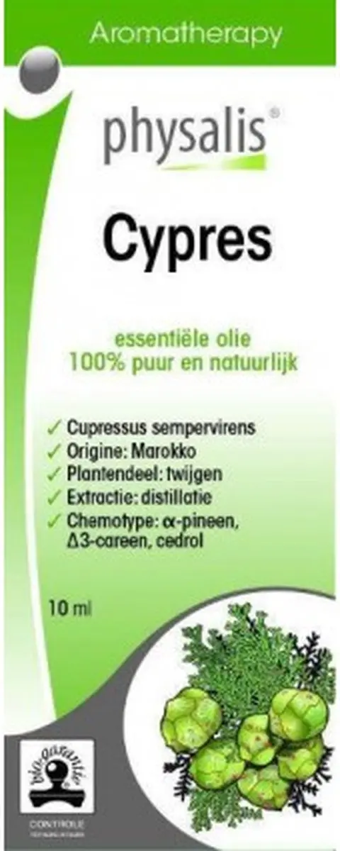 Physalis Cypres Bio 10ml - 10 Stuks - afbeelding 4 van 4