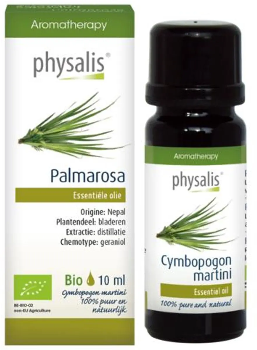 Physalis Palmarosa Bio Etherische Olie 10ml - afbeelding 4 van 4