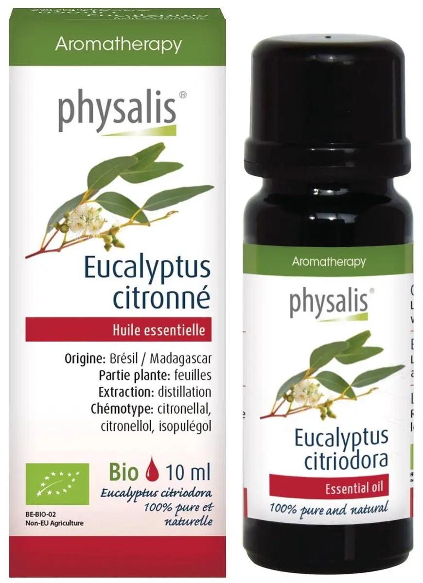 Physalis Citroeneucalyptus Essentiële Olie 10ml
