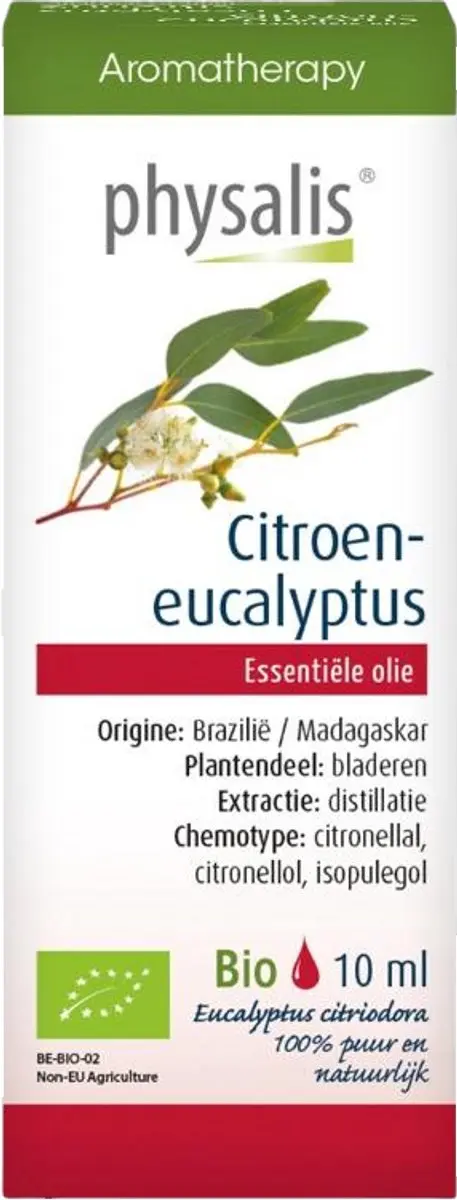 Physalis Citroeneucalyptus Essentiële Olie 10ml - 10 Stuks - afbeelding 5 van 5