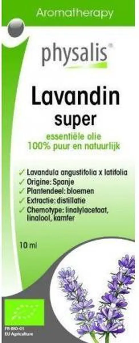 Physalis Lavandin Super Bio Etherische Olie 10ml - afbeelding 3 van 5