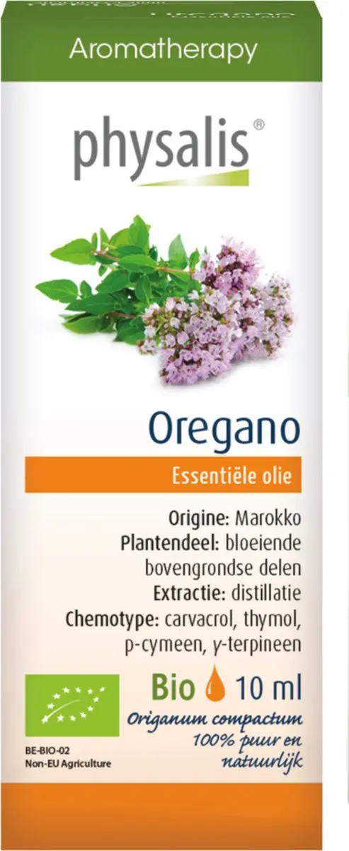 Physalis Oregano Bio Etherische Olie 10ml - afbeelding 6 van 6