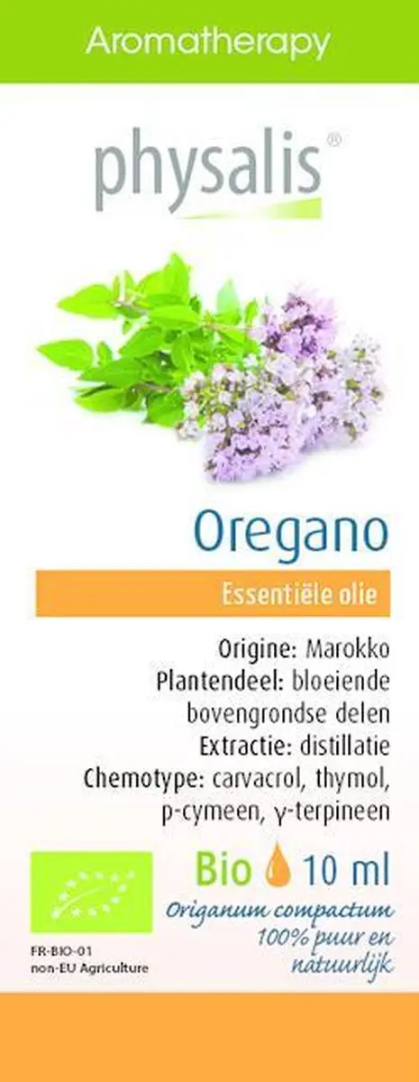 Physalis Oregano Bio Etherische Olie 10ml - afbeelding 5 van 6