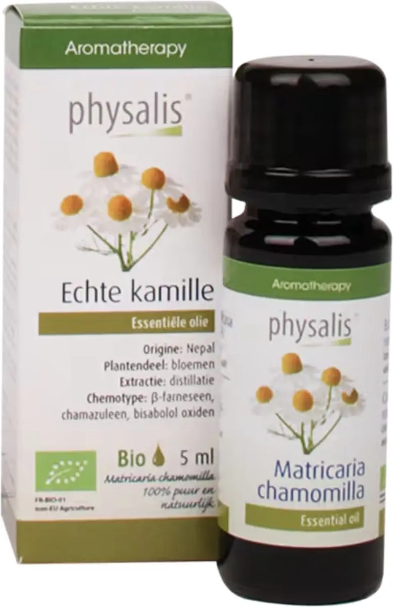 Physalis Bio Echte Kamille Olie 5ml - afbeelding 4 van 4