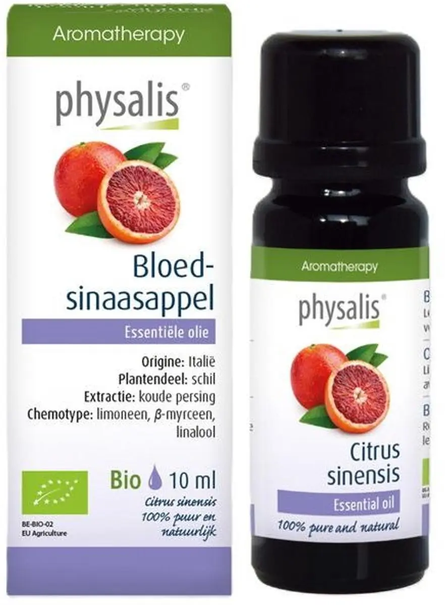 Physalis Bloedsinaasappel Olie Bio 10ml