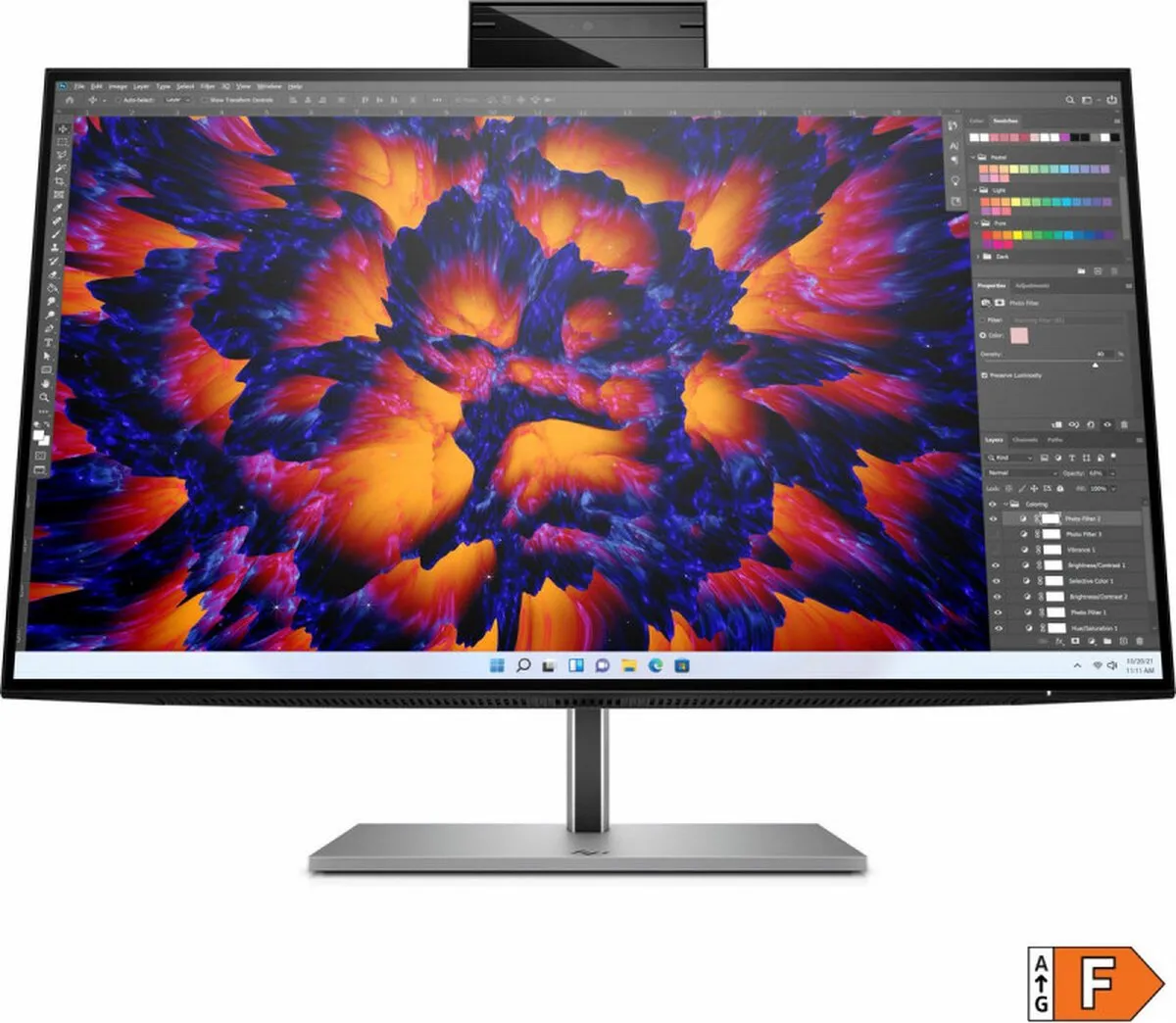 HP Z24M G3 Monitor 24" QHD - 1x HDMI 2.0, 1x DisplayPort, 1x USB-C 100W