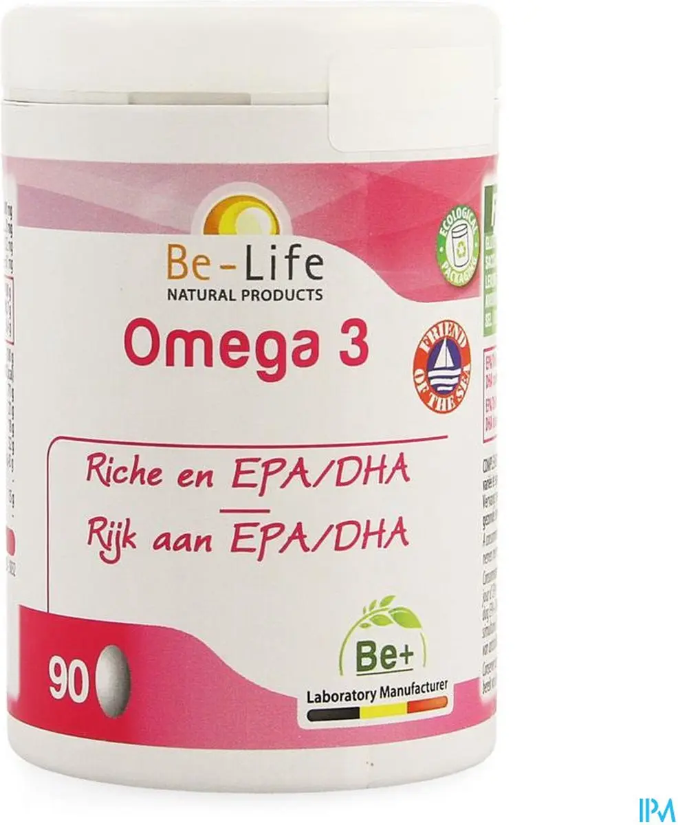 Be-Life Omega 3 500 Capsules - 90 Stuks