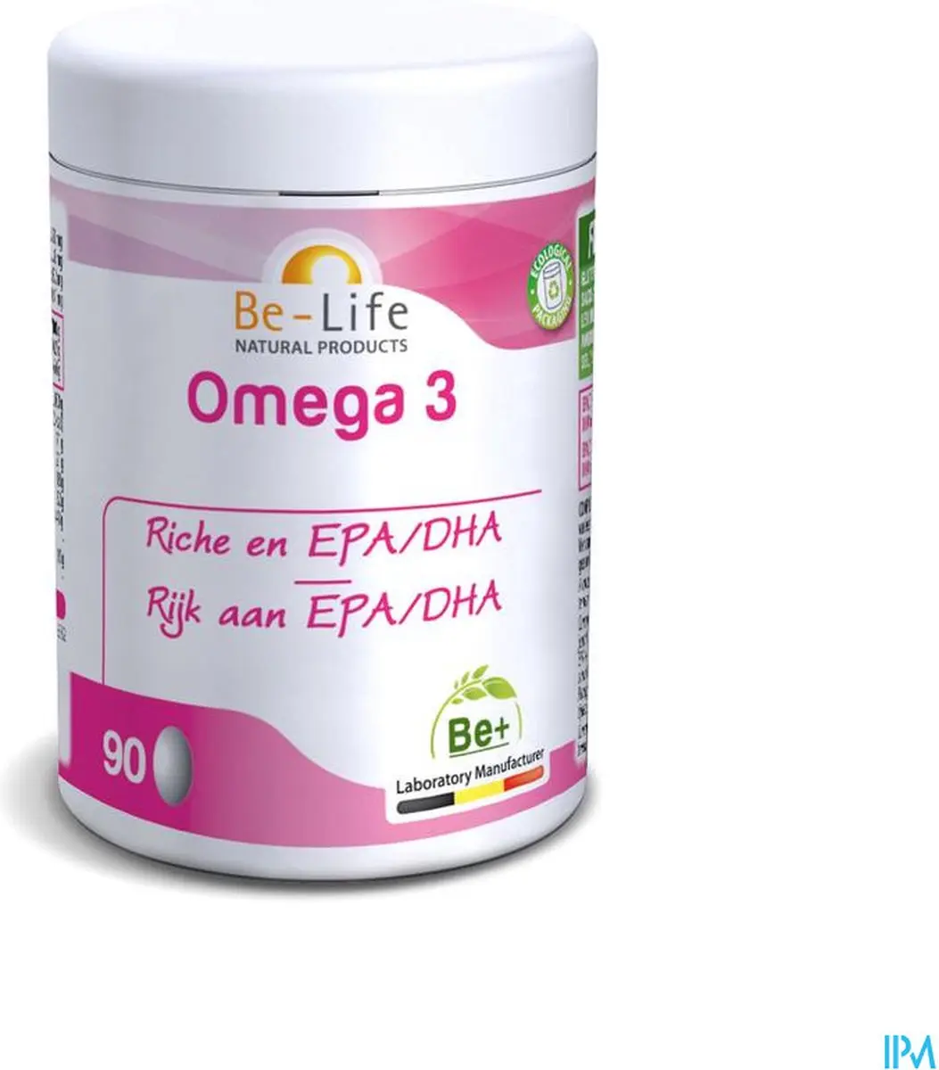 Be-Life Omega 3 500 Capsules - 90 Stuks