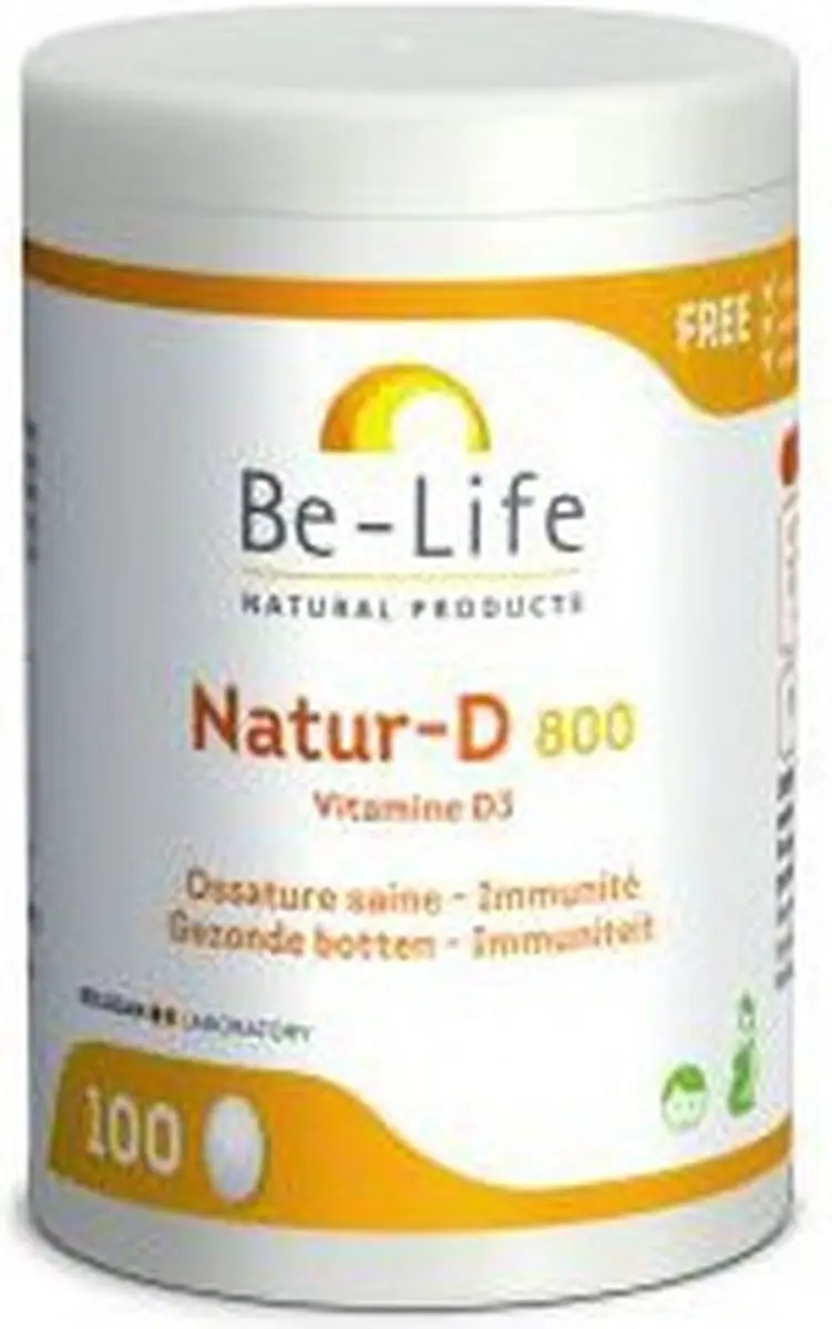 Be-Life Natur-D 800 100 Capsules