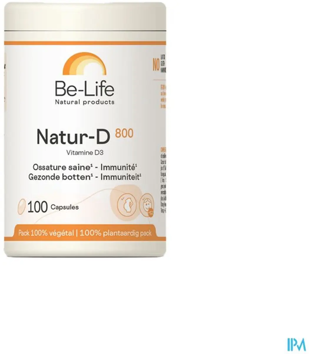 Be-Life Natur-D 800 100 Capsules