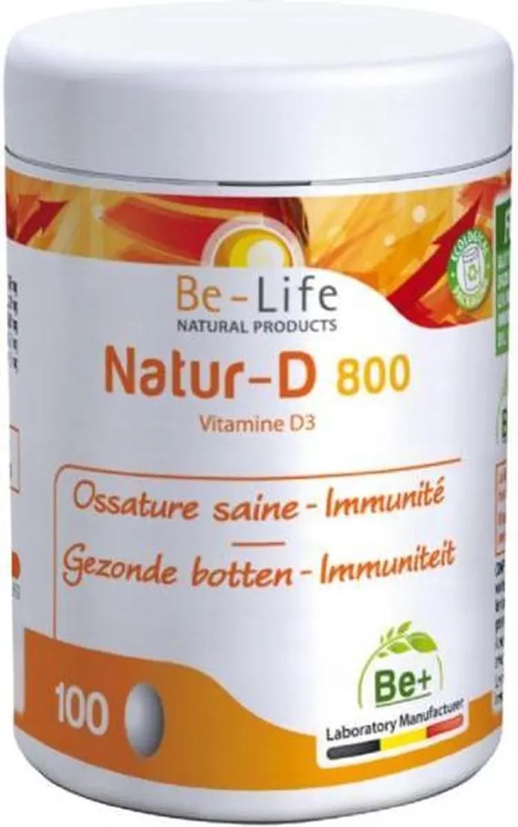 Be-Life Natur-D 800 100 Capsules