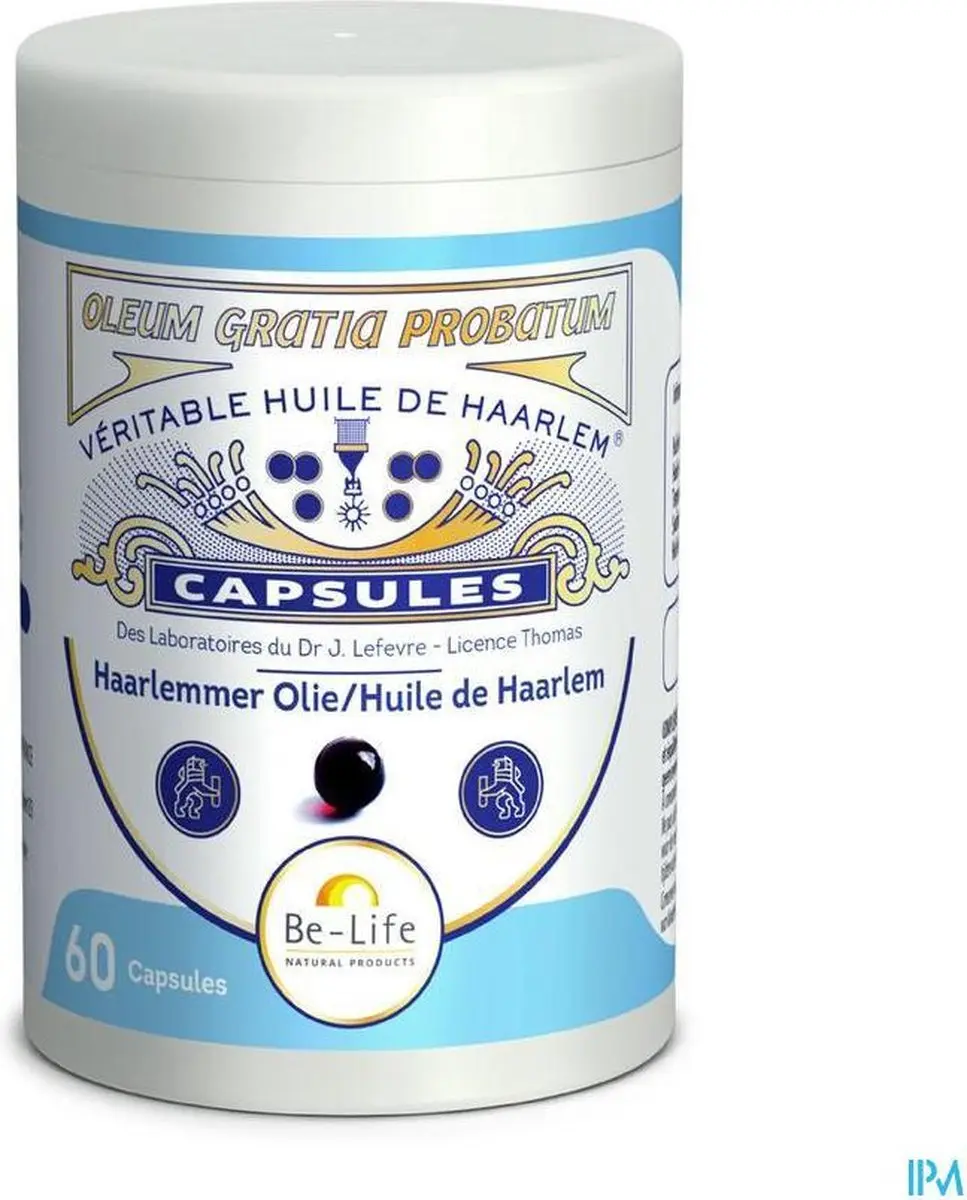 Be-Life Haarlemmer Olie Potcaps - 60 Stuks
