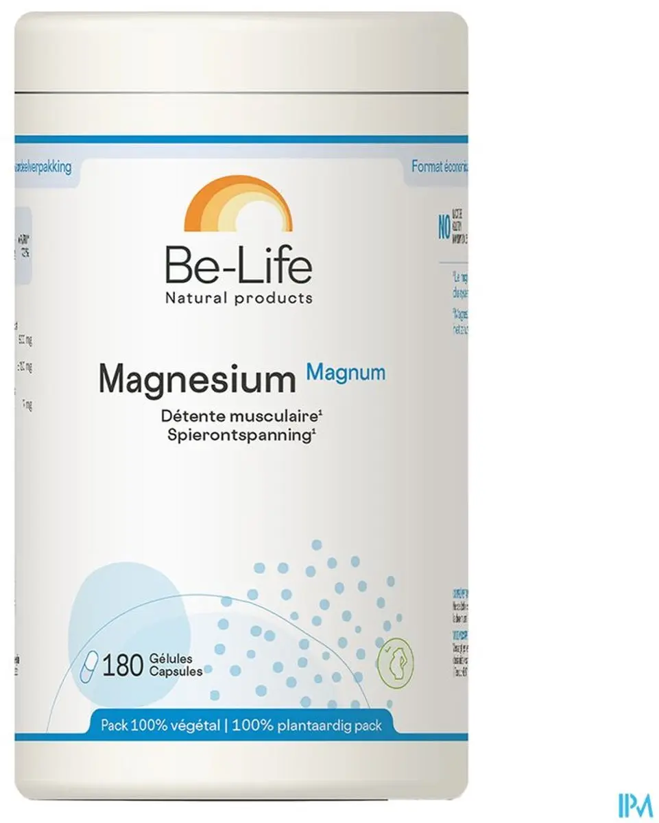 Be-Life Magnesium Magnum 180 Softgels