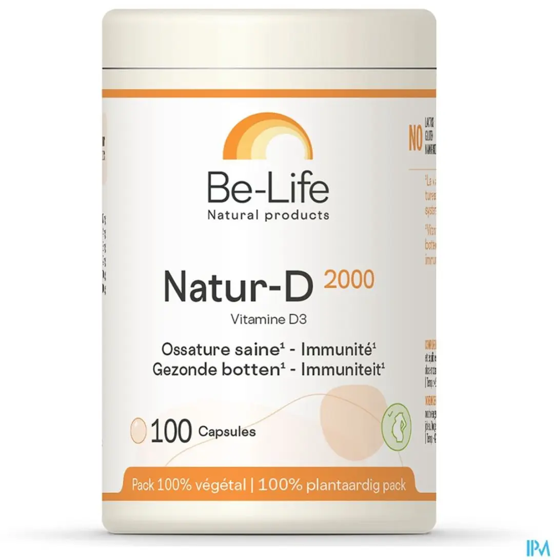 Be-Life Natur-D 2000 Capsules - 100mg