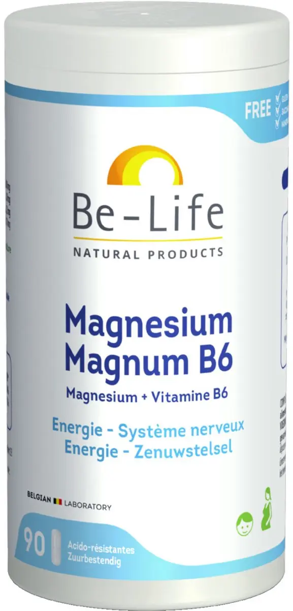 Be-Life Mg Magnum & B6 Capsules - 90 Stuks