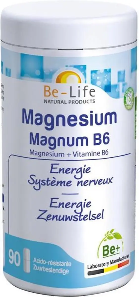 Be-Life Mg Magnum & B6 Capsules - 90 Stuks