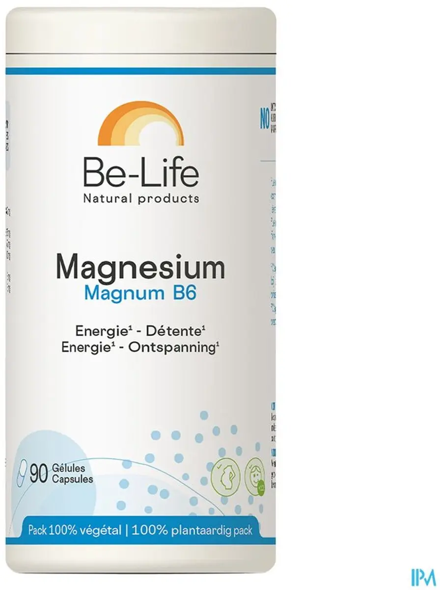 Be-Life Mg Magnum & B6 Capsules - 90 Stuks