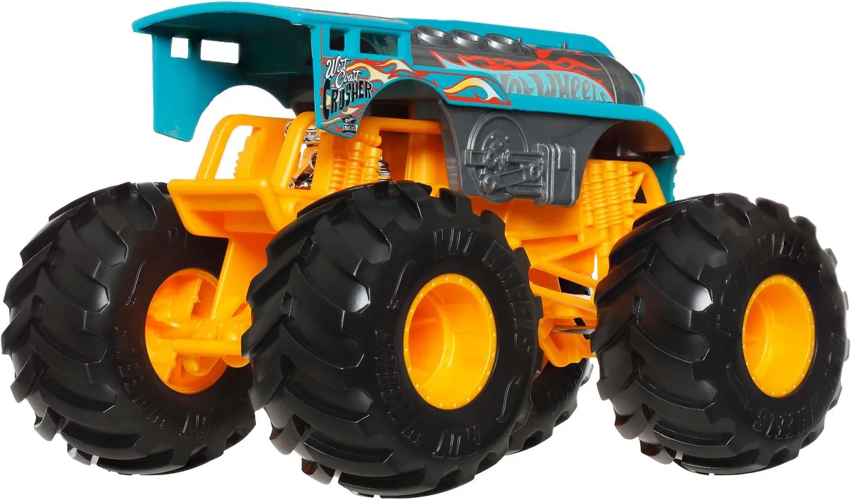 Hot Wheels Monster Truck West Coast Crusher JKP86 - Meerkleurig - afbeelding 6 van 6