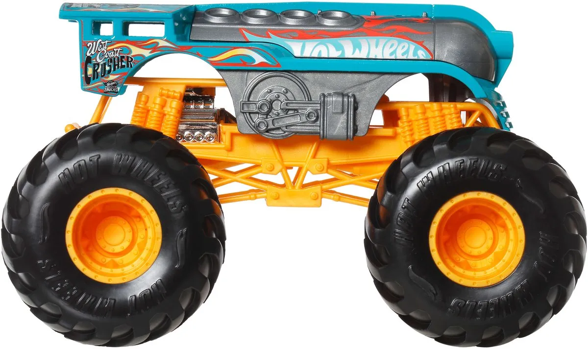 Hot Wheels Monster Truck West Coast Crusher JKP86 - Meerkleurig